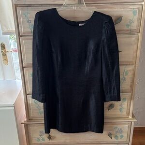 H&M Black Long Sleeve Dress
